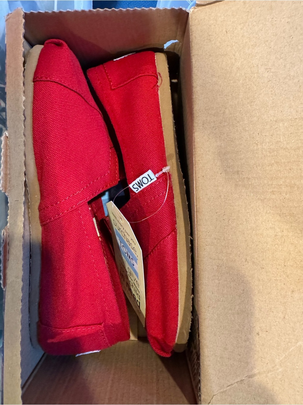 Toms Men's Classic Canvas Slip-On Loafers - Red